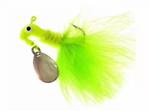 Blakemore Road Runner Marabou 1/8 oz - Chartreuse (confezione da 2) - Foto 1 di 1