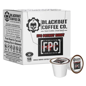 Cápsulas de café tostado medio Blackout Coffee FPC Patriot 18 quilates - Imagen 1 de 4