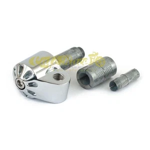 Support Chrome Bar-End pour Miroirs Avec Filetage Ø10x1 , 25 Droite - Picture 1 of 1