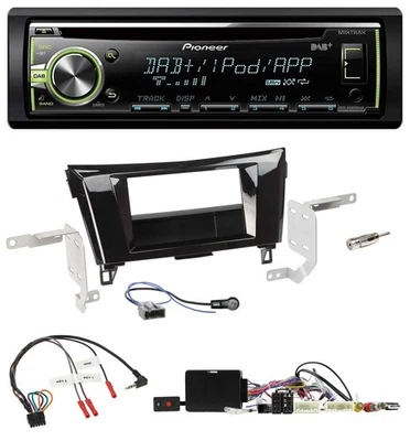 Pioneer DAB USB MP3 Lenkrad CD Autoradio für Nissan Qashqai 14-18 X-Trail Kamera - Bild 1 von 4