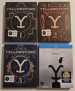 Yellowstone: The First Four Seasons On Blu Ray Like New Condition  - Picture 1 of 2