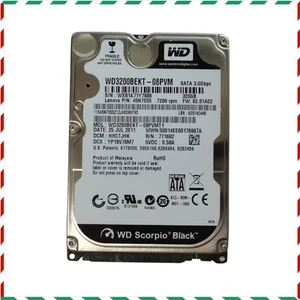 Western Digital WD3200BEKT 320GB 7200RPM SATA 2.5" Internal HDD Hard Disk Drive - Picture 1 of 4