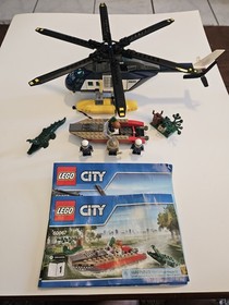 LEGO CITY: Helicopter Pursuit (60067) 100% Complete With Instructions! Retired!