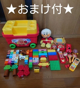 Anpanman First Block Wagon Bandai Educational Toy with Bonus Japan JP Kids Gift - Picture 1 of 3