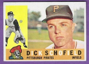 1960 Topps - #104 Dick Schofield - Pittsburgh Pirates - ExMt ST - Bild 1 von 2