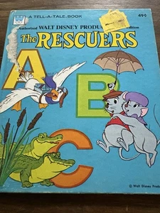 Vintage Whitman Tell A Tale The Rescuers A B C - Picture 1 of 2