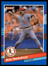 1991 Donruss Baseball Card Bob Tewksbury St. Louis Cardinals #183