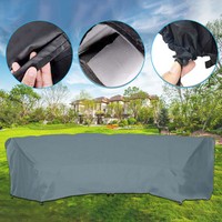 Outdoor Curved Sofa Cover Furniture Dust Cover Waterproof Protector Couch Cover For Sale Online