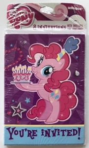 My Little Pony Birthday Party Invitations Hasbro Kids Girls Childrens *NIP!* - Picture 1 of 12