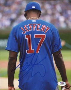 Alshon Jeffery Signed Bears Eagles Cubs First Pitch 8x10 Photo PSA COA - Picture 1 of 1