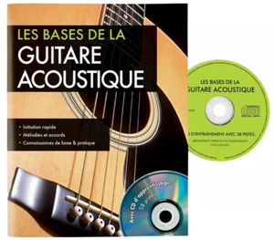 Méthode apprentissage guitare acoustique avec CD 58 pistes LES BASES - Picture 1 of 1