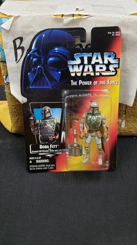 NIB SEALED 1995 STAR WARS BOBA FETT JET PACK ACTION FIGURE POWER OF THE FORCE Cover