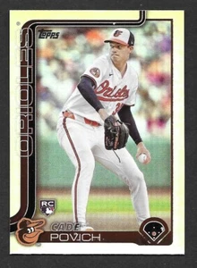 2025 Topps Holo Foil #25 Cade Povich Baltimore Orioles - Foto 1 di 1