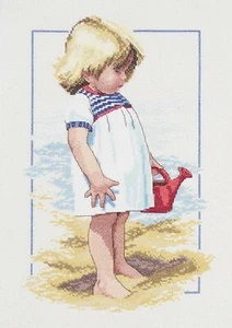 Kit de punto de cruz ~ Janlynn tarde de verano niño en la playa #029-0060 - Imagen 1 de 1