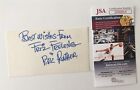 Friz Freleng Signed Autographed 3x5 Card W/ Pink Panther Inscription JSA Cert