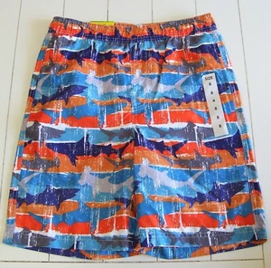 180 Degree Boys Shark Swim Trunks Board Shorts Sz 8 - Picture 1 of 2