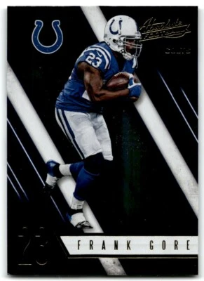 2016 PANINI ABSOLUTE FRANK GORE INDIANAPOLIS COLTS #9 - Image 1 of 2
