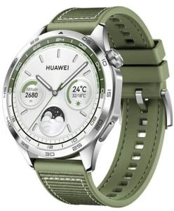 Huawei Watch GT4 46mm Smartwatch bis zu 2 Wochen Akku, iOS & Android,  SpO2, GPS - Afbeelding 1 van 5