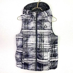 Gerry Weber Packable Down Hooded Puffer Vest Women Small Reversible - Picture 1 of 8