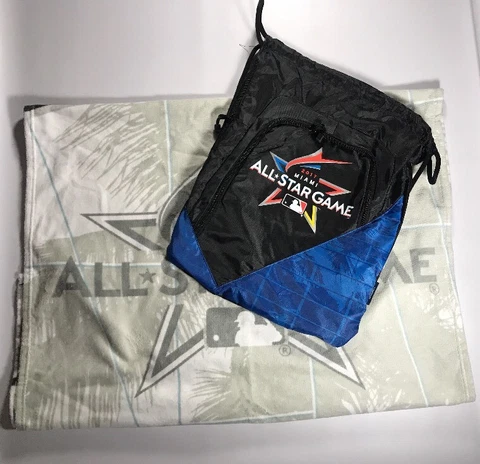 2017 MLB All Star Game Miami Tote Beach Bag with Towel New Cover
