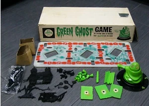 Sears TRANSOGRAM GREEN GHOST Spooky MYSTERY Glow-in-the-Dark Game VINTAGE - Picture 1 of 9