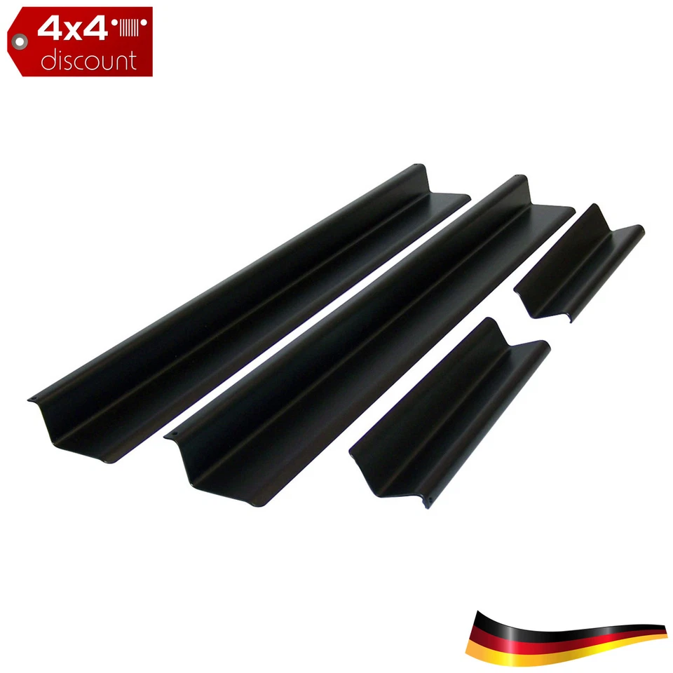 Einstiegsschutz Vorne Hinten Black powder coat Jeep Wrangler JK 2007+ - Bild 1 von 1