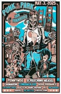 Punk im Park 3. Mai 2025 San Francisco CA Tour Poster - Bild 1 von 1
