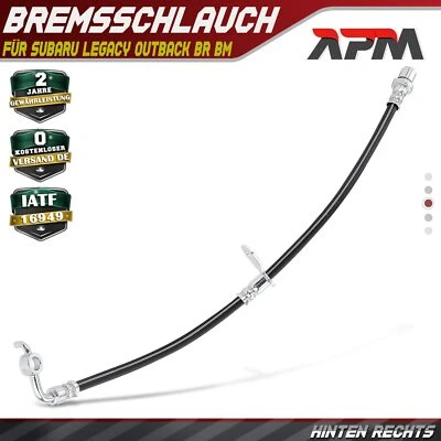 Durite De Frein Arrière Droite 505Mm Pour Subaru Legacy Outback BR BM - Photo 1/4