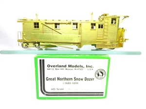 Overland Models Brass HO Scale GN Great Northern Snow Dozer Snowplow #1680-1694 - Picture 1 of 12