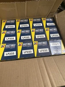 BRAND NEW Hastings LF233 Engine Oil Filter 12 PER LOT - Picture 1 of 3