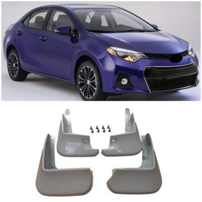 Guardabarros pequeño pintado de blanco para Toyota Corolla 2014-2018 sedán Foto 1 de 3