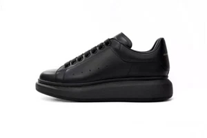 Alexander McQueen Oversized Classic Triple Black Men's Shoes - Picture 1 of 5