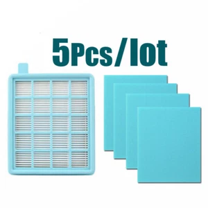 Malla de filtro HEPA BUFFALO-MISTRAL de 5 piezas para aspiradora Philips FC8470 FC8471 - Imagen 1 de 6