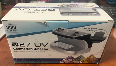 Detector de falsificaciones UV de escritorio Nadex Coins V27 Foto 1 de 4