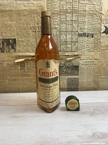 Vintage XL Grants Glenfiddich Balvenie Whisky Glass Bottle Litre Money Coin Jar - Picture 1 of 8