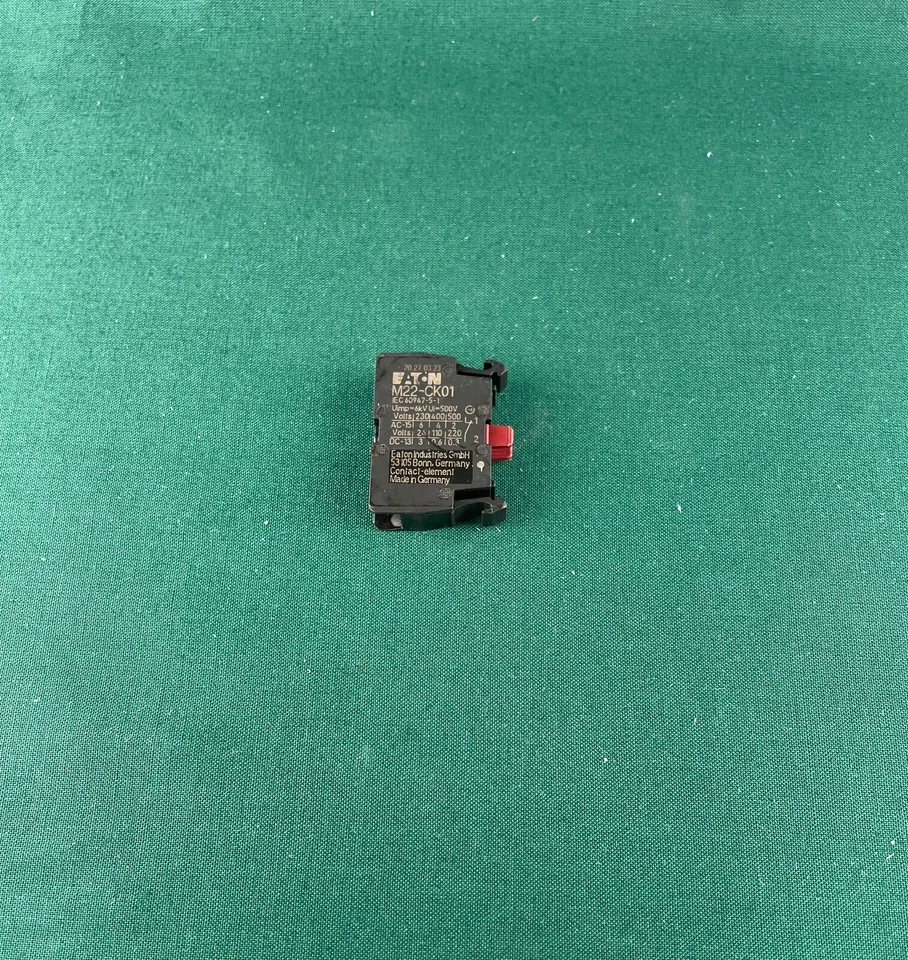 Eaton/Moeller RMQ-Titan Kontaktelement Öffner M22-CK01 (Frontbefestigung)
