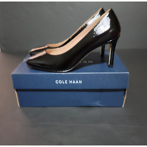 Cole Haan Gabbie Pump Size 9.5B Black Patent Leather Heels