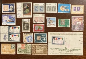 Lote de estampillas de historia postal de Estados Unidos y la Segunda Guerra Mundial en estampillas - Imagen 1 de 1