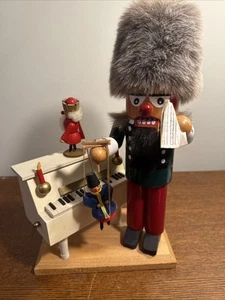 STEINBACH NUTCRACKER TCHAIKOVSKY W/ MUSIC BOX PIANO - Bild 1 von 13
