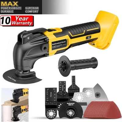 Cordless Oscillating Multi Tool Sander Polishing 6 Speeds For DeWalt 18V Battery - Image 1 of 4
