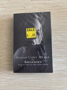 SEALED Mariah Carey MY ALL BREAKDOWN CASSETTE TAPE SINGLE - Picture 1 of 2