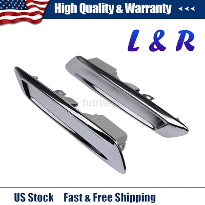 Front Left & Right Fender Chrome Trim For BMW F10 528i 535i 550i Sedan — 第 1/4 张图片