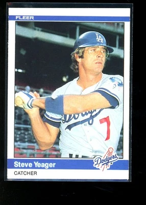 1984 Fleer #117 Steve Yeager - Image 1 of 2
