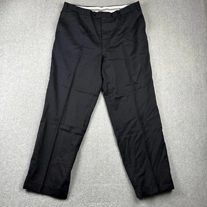Canali Hose Herren 34x29 schwarz Wolle Anzughose Made Italy klassisch formell 54R - Bild 1 von 10