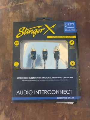 STINGER X1 Series 4-Channel RCA Interconnect Cables High End Car Audio - 20 FOOT - Image 1 of 3