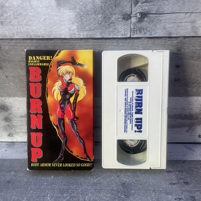 Burn Up!  Anime, VHS, 1991 White Tape - Image 1 of 4