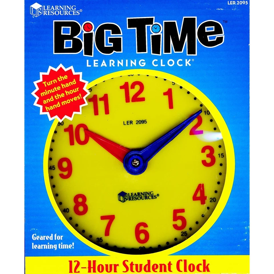 Reloj de aprendizaje Big Time Student por Learning Resources Foto 1 de 1