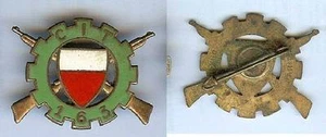 Zug - Ausbildungszentrum Zug Nr. 163 Emaille Zeit Algerien - Bild 1 von 1