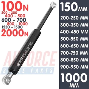 UNIVERSAL GASFEDER SCHWERE DECKELHALTERUNG 150 MM-1000 MM 100N-2000N mit ÖSENKOPF - Bild 1 von 10