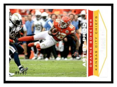 2013 Score #108 Dwayne Bowe Artist Proofs #/32 - Image 1 of 2